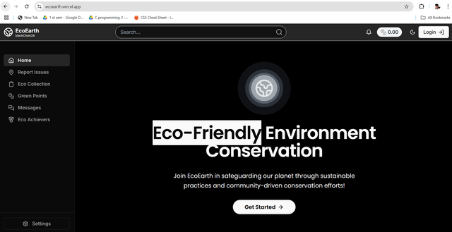 EcoEarth - Community Cleanup with Web3 Authentication